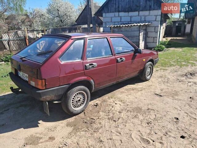 Красный ВАЗ 2109, объемом двигателя 1.5 л и пробегом 165 тыс. км за 1800 $, фото 2 на Automoto.ua