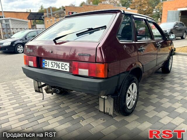 Красный ВАЗ 2109, объемом двигателя 1.6 л и пробегом 185 тыс. км за 1650 $, фото 2 на Automoto.ua