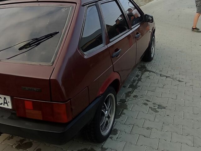 Красный ВАЗ 2109, объемом двигателя 1.6 л и пробегом 127 тыс. км за 1600 $, фото 6 на Automoto.ua