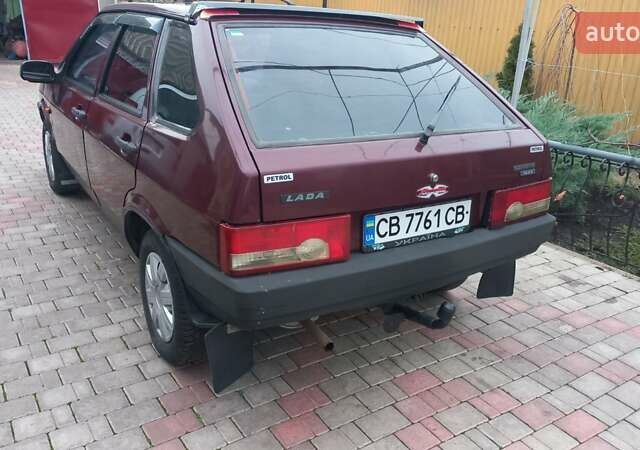 Красный ВАЗ 2109, объемом двигателя 1.6 л и пробегом 160 тыс. км за 1850 $, фото 2 на Automoto.ua