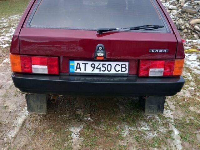 Красный ВАЗ 2109, объемом двигателя 1.6 л и пробегом 160 тыс. км за 2200 $, фото 1 на Automoto.ua