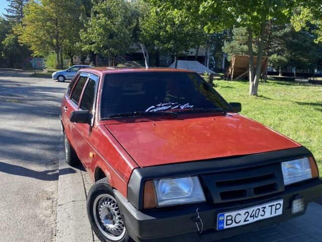 Красный ВАЗ 2109, объемом двигателя 1.3 л и пробегом 96 тыс. км за 700 $, фото 1 на Automoto.ua