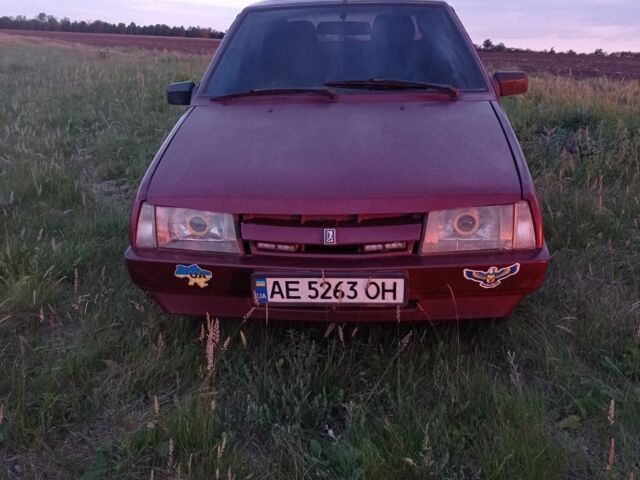 Красный ВАЗ 2109, объемом двигателя 1 л и пробегом 74 тыс. км за 1141 $, фото 8 на Automoto.ua