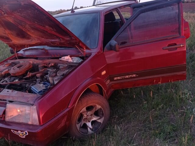 Красный ВАЗ 2109, объемом двигателя 1 л и пробегом 74 тыс. км за 1141 $, фото 14 на Automoto.ua