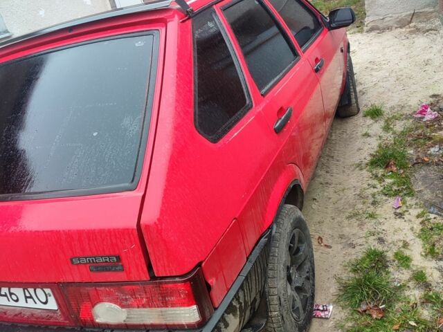 Красный ВАЗ 2109, объемом двигателя 1.5 л и пробегом 61 тыс. км за 1200 $, фото 2 на Automoto.ua
