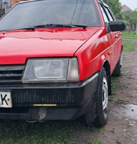 Червоний ВАЗ 2109, об'ємом двигуна 1 л та пробігом 120 тис. км за 800 $, фото 1 на Automoto.ua