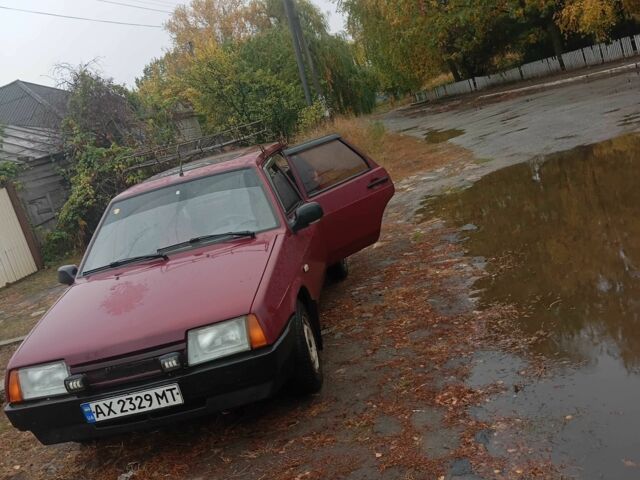 Красный ВАЗ 2109, объемом двигателя 1.3 л и пробегом 170 тыс. км за 1400 $, фото 1 на Automoto.ua