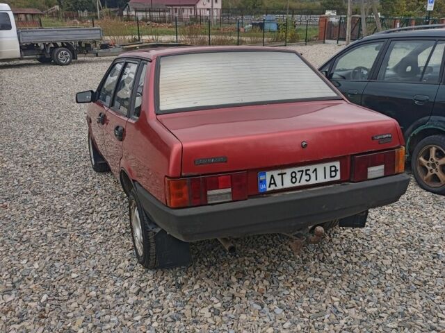 Красный ВАЗ 2109, объемом двигателя 1.5 л и пробегом 100 тыс. км за 900 $, фото 1 на Automoto.ua