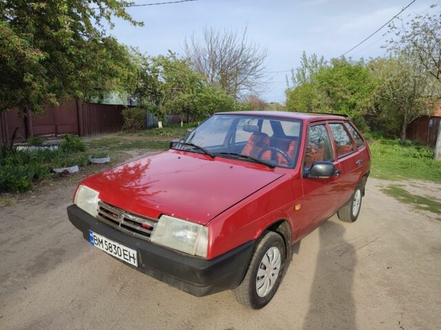 Красный ВАЗ 2109, объемом двигателя 1.5 л и пробегом 100 тыс. км за 950 $, фото 1 на Automoto.ua