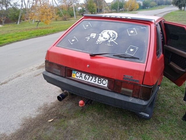 Красный ВАЗ 2109, объемом двигателя 1.5 л и пробегом 2 тыс. км за 1800 $, фото 3 на Automoto.ua