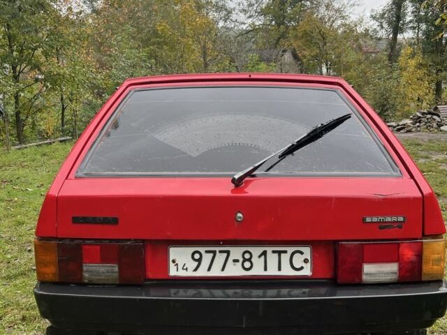 Красный ВАЗ 2109, объемом двигателя 1.5 л и пробегом 3 тыс. км за 600 $, фото 1 на Automoto.ua