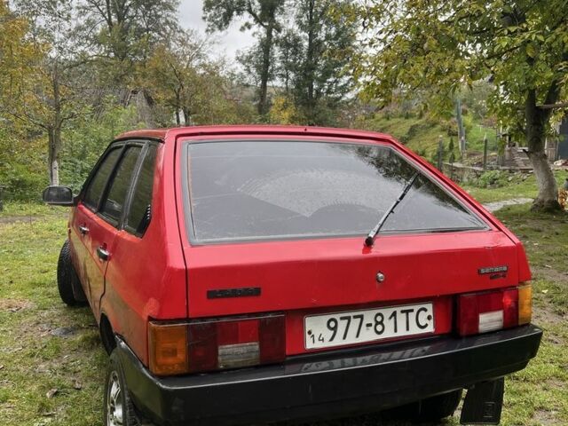 Красный ВАЗ 2109, объемом двигателя 1.5 л и пробегом 3 тыс. км за 600 $, фото 2 на Automoto.ua