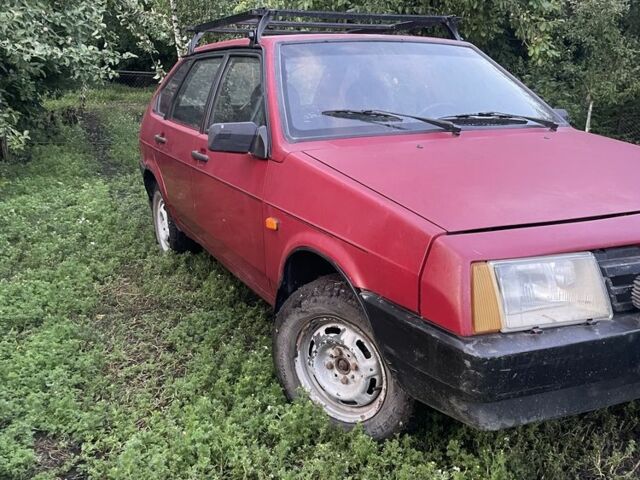 Красный ВАЗ 2109, объемом двигателя 1.3 л и пробегом 80 тыс. км за 700 $, фото 2 на Automoto.ua