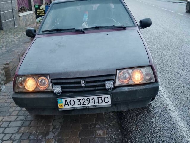 Красный ВАЗ 2109, объемом двигателя 1 л и пробегом 3 тыс. км за 500 $, фото 2 на Automoto.ua