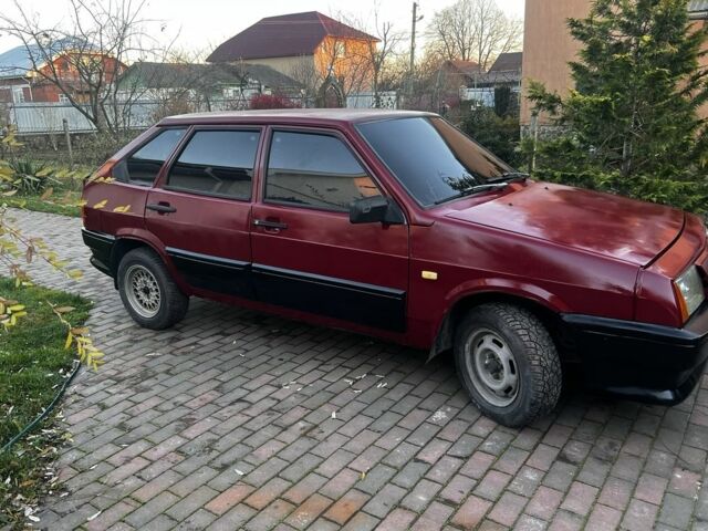 Красный ВАЗ 2109, объемом двигателя 1.3 л и пробегом 40 тыс. км за 1150 $, фото 4 на Automoto.ua