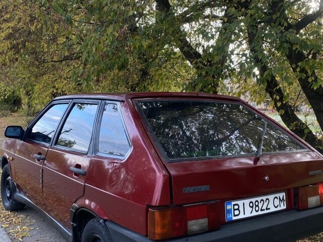 Червоний ВАЗ 2109, об'ємом двигуна 1.3 л та пробігом 1000 тис. км за 672 $, фото 4 на Automoto.ua