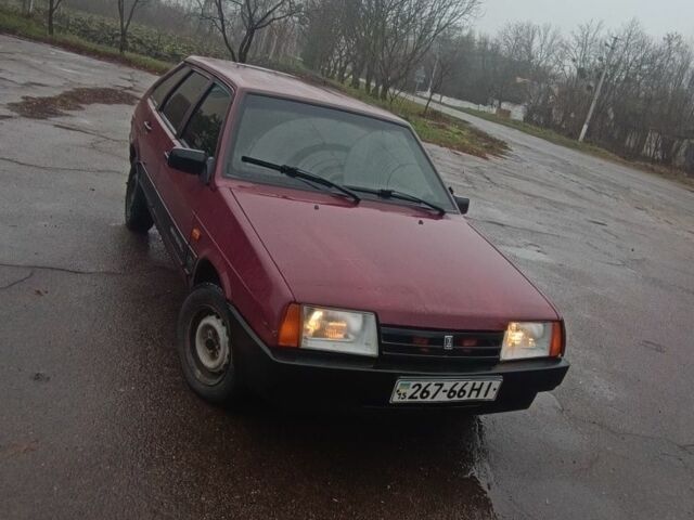 Красный ВАЗ 2109, объемом двигателя 1.3 л и пробегом 123 тыс. км за 1350 $, фото 3 на Automoto.ua