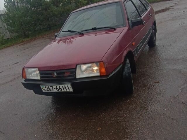 Красный ВАЗ 2109, объемом двигателя 1.3 л и пробегом 123 тыс. км за 1350 $, фото 4 на Automoto.ua