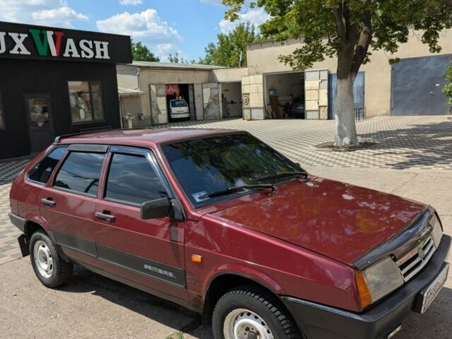 Красный ВАЗ 2109, объемом двигателя 1.5 л и пробегом 14 тыс. км за 1550 $, фото 1 на Automoto.ua