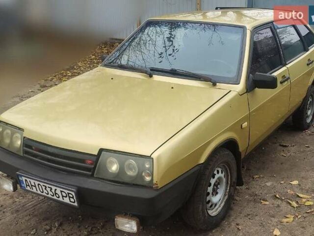 Желтый ВАЗ 2109, объемом двигателя 1.29 л и пробегом 500 тыс. км за 1200 $, фото 3 на Automoto.ua