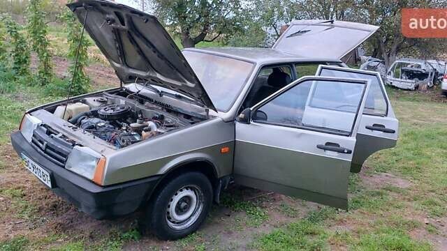 Сірий ВАЗ 2109, об'ємом двигуна 1.5 л та пробігом 300 тис. км за 600 $, фото 1 на Automoto.ua
