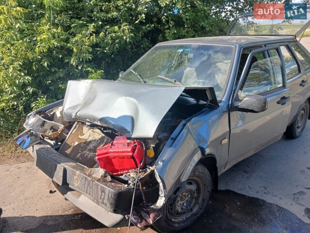 Сірий ВАЗ 2109, об'ємом двигуна 1.5 л та пробігом 155 тис. км за 300 $, фото 1 на Automoto.ua