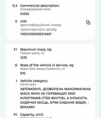 ВАЗ 2109 2006 в Фастове на Automoto.ua Серый ВАЗ 2109, объемом двигателя 1.5 л и пробегом 56 тыс. км за 1019 $, фото 9 на Automoto.ua