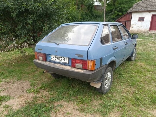 Синий ВАЗ 2109, объемом двигателя 1.3 л и пробегом 1 тыс. км за 550 $, фото 3 на Automoto.ua