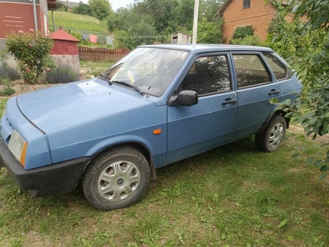 Синий ВАЗ 2109, объемом двигателя 1.3 л и пробегом 1 тыс. км за 550 $, фото 1 на Automoto.ua