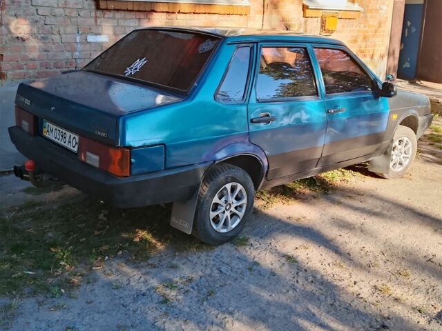 Синий ВАЗ 2109, объемом двигателя 1.5 л и пробегом 42 тыс. км за 1150 $, фото 1 на Automoto.ua