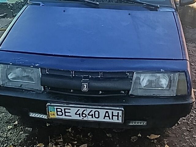 Синий ВАЗ 2109, объемом двигателя 1.5 л и пробегом 3 тыс. км за 750 $, фото 1 на Automoto.ua