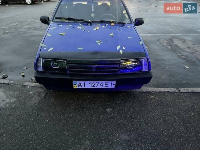 Синий ВАЗ 2109, объемом двигателя 1.5 л и пробегом 150 тыс. км за 1000 $, фото 1 на Automoto.ua