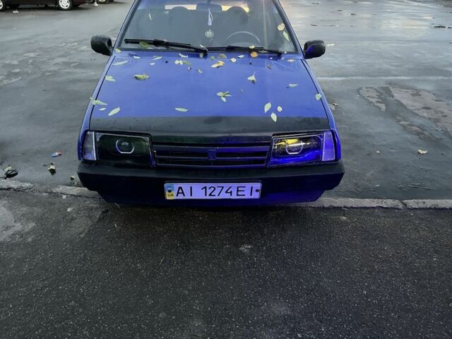 Синий ВАЗ 2109, объемом двигателя 1.5 л и пробегом 150 тыс. км за 1000 $, фото 2 на Automoto.ua
