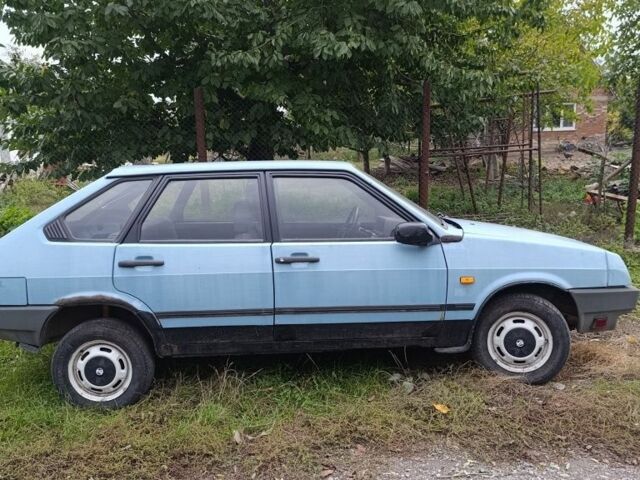 Синий ВАЗ 2109, объемом двигателя 1.3 л и пробегом 150 тыс. км за 642 $, фото 1 на Automoto.ua