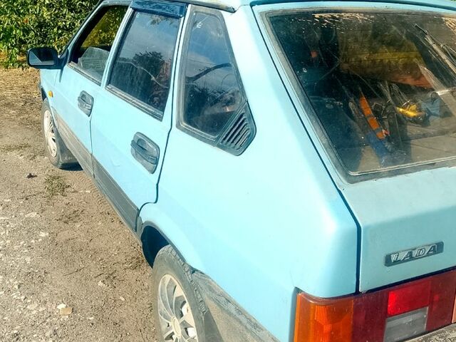 Синий ВАЗ 2109, объемом двигателя 1.5 л и пробегом 110 тыс. км за 1000 $, фото 1 на Automoto.ua