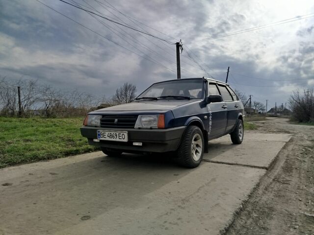Синий ВАЗ 2109, объемом двигателя 1.3 л и пробегом 30 тыс. км за 1088 $, фото 1 на Automoto.ua