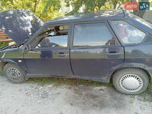 Синий ВАЗ 2109, объемом двигателя 1.29 л и пробегом 90 тыс. км за 900 $, фото 5 на Automoto.ua