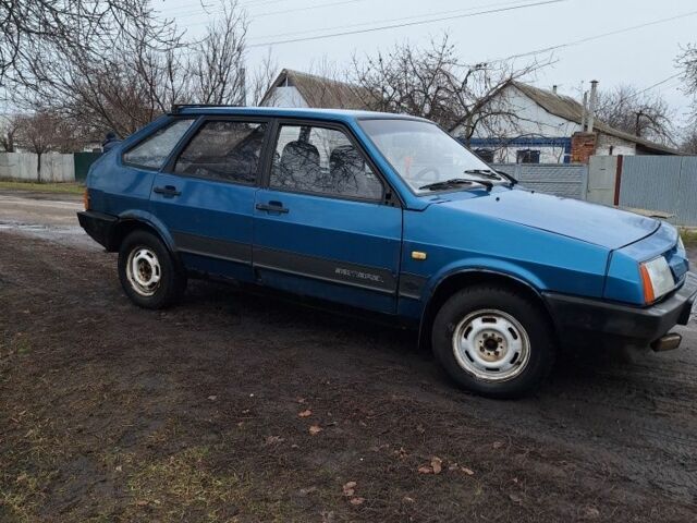 Синий ВАЗ 2109, объемом двигателя 1.3 л и пробегом 3 тыс. км за 1050 $, фото 1 на Automoto.ua