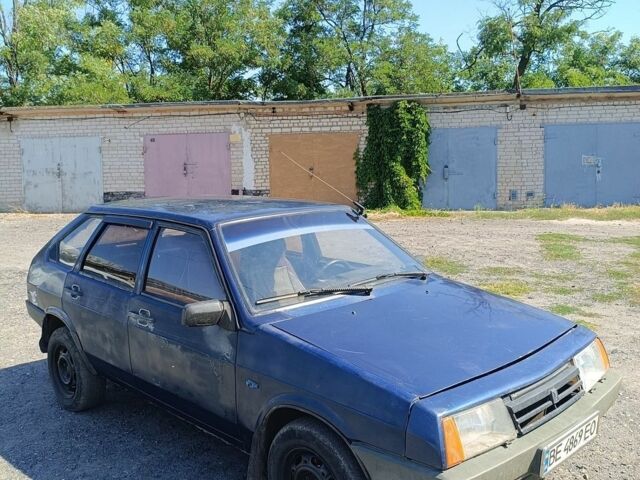 Синий ВАЗ 2109, объемом двигателя 1.29 л и пробегом 100 тыс. км за 750 $, фото 4 на Automoto.ua