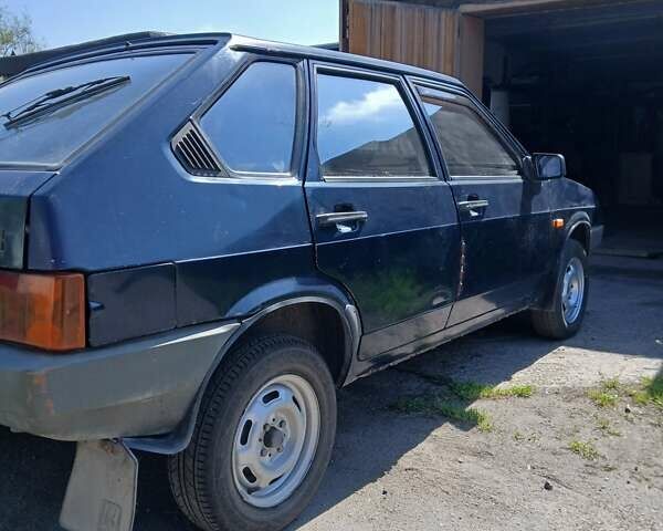 Синий ВАЗ 2109, объемом двигателя 1.3 л и пробегом 124 тыс. км за 1400 $, фото 1 на Automoto.ua