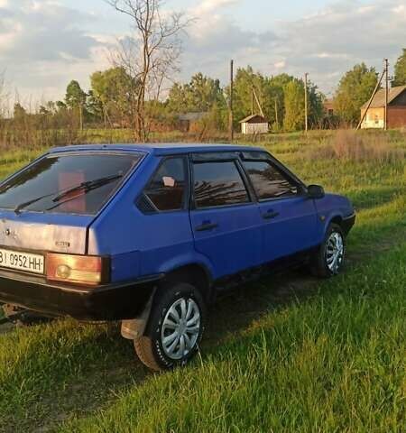 Синий ВАЗ 2109, объемом двигателя 1.3 л и пробегом 21 тыс. км за 1000 $, фото 5 на Automoto.ua