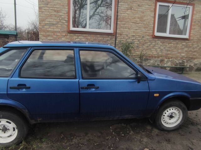 Синий ВАЗ 2109, объемом двигателя 1.3 л и пробегом 104 тыс. км за 591 $, фото 1 на Automoto.ua