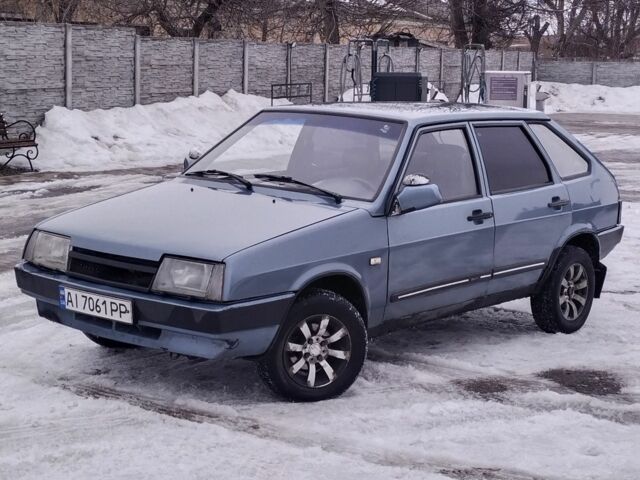 Синий ВАЗ 2109, объемом двигателя 1.5 л и пробегом 75 тыс. км за 1200 $, фото 1 на Automoto.ua