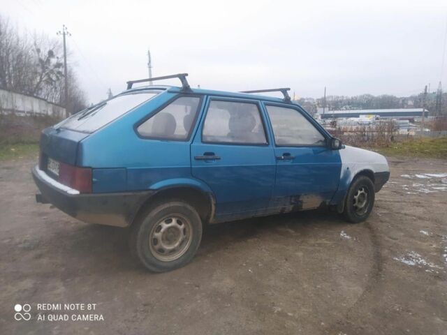 Синий ВАЗ 2109, объемом двигателя 1.5 л и пробегом 100 тыс. км за 500 $, фото 2 на Automoto.ua