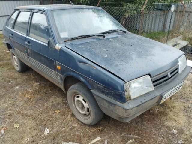 Синий ВАЗ 2109, объемом двигателя 1.8 л и пробегом 120 тыс. км за 290 $, фото 1 на Automoto.ua