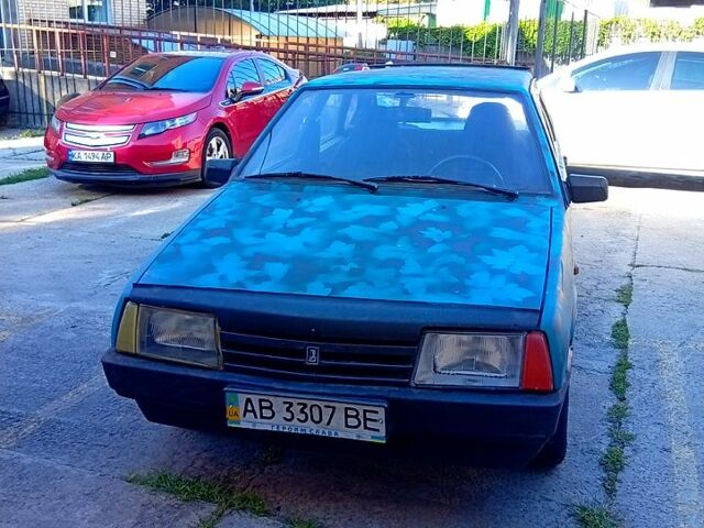 Синий ВАЗ 2109, объемом двигателя 1.5 л и пробегом 40 тыс. км за 800 $, фото 1 на Automoto.ua