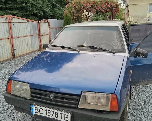 Синий ВАЗ 2109, объемом двигателя 1.3 л и пробегом 43 тыс. км за 750 $, фото 1 на Automoto.ua