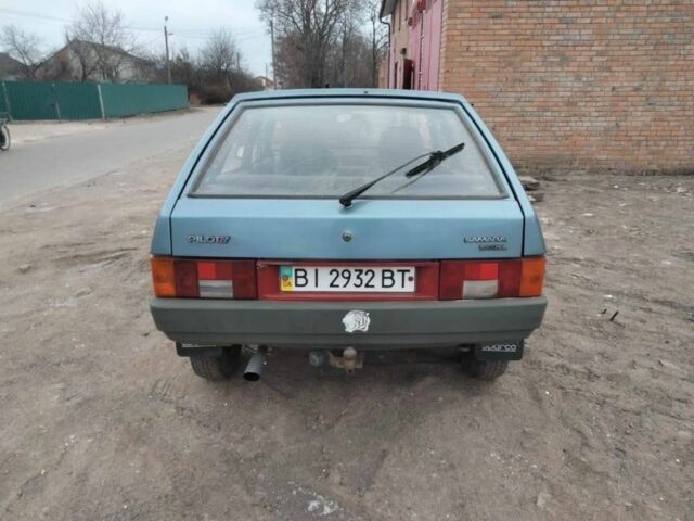 Синий ВАЗ 2109, объемом двигателя 1.1 л и пробегом 200 тыс. км за 1100 $, фото 3 на Automoto.ua