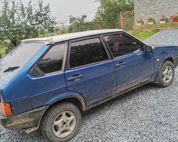 Синий ВАЗ 2109, объемом двигателя 1.3 л и пробегом 43 тыс. км за 750 $, фото 4 на Automoto.ua