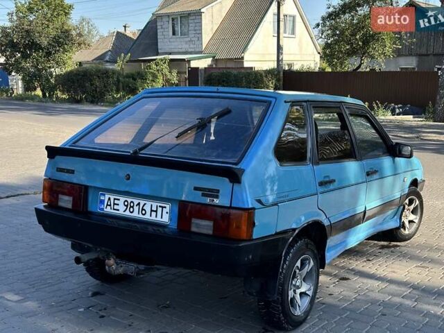 ВАЗ 2109 1992 в Новомосковске на Automoto.ua Синий ВАЗ 2109, объемом двигателя 1.3 л и пробегом 200 тыс. км за 1600 $, фото 2 на Automoto.ua